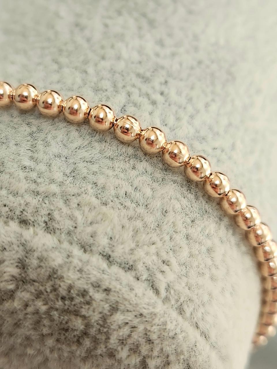 14K.18K 볼팔찌 2.5mm.새상품