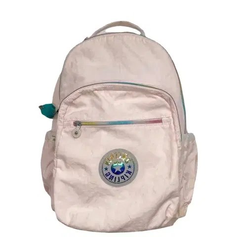 KIPLING 베이비핑크 빅백팩