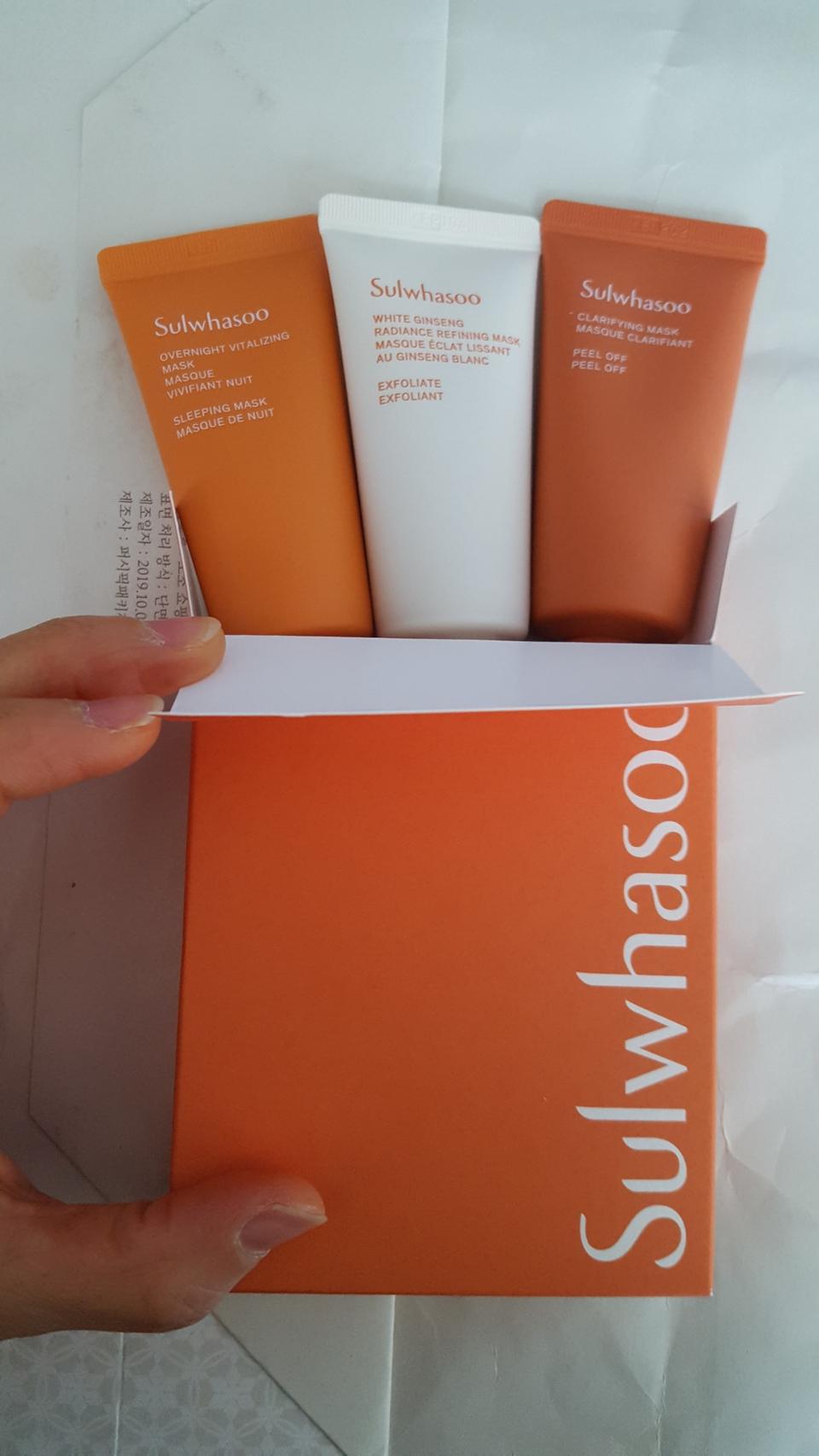 설화수 옥용팩 여윤팩 백삼팩세트