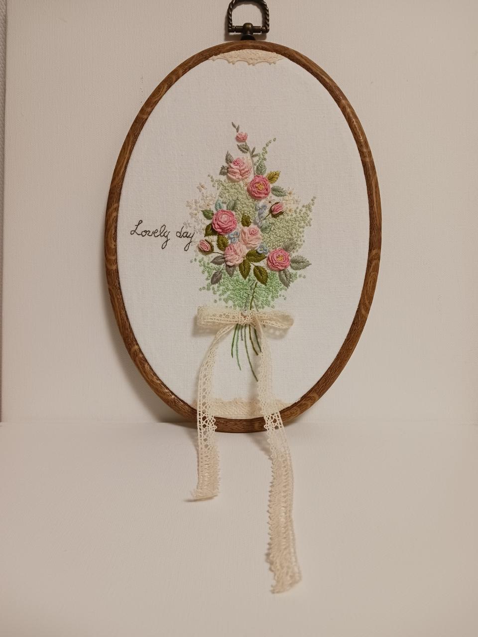 프랑스자수 수틀액자