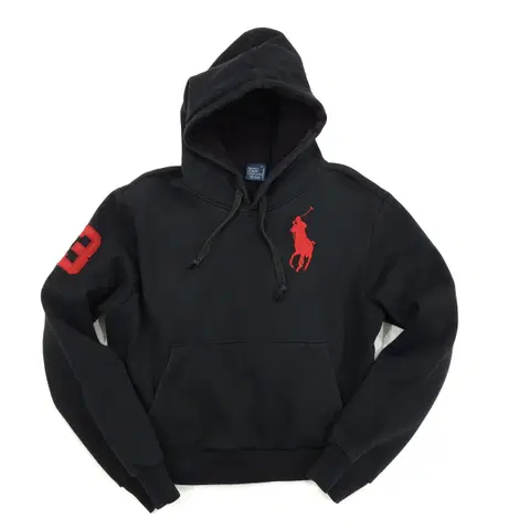 폴로 크롭후드티 M