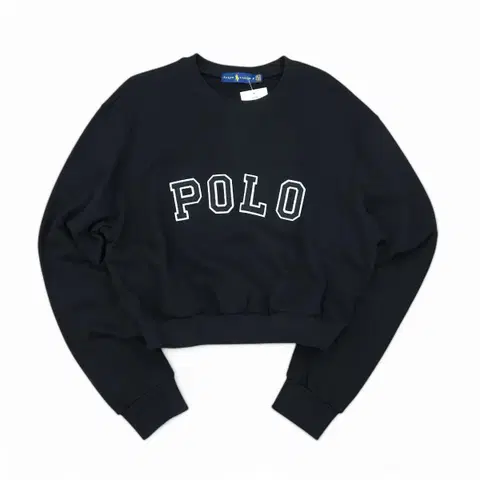 폴로 커스텀 크롭맨투맨