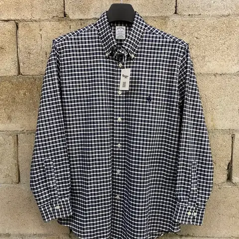 브룩스 브라더스 깅엄 체크 셔츠