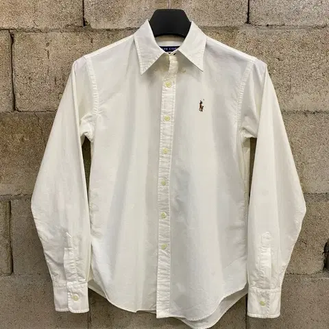 폴로 랄프로렌 화이트 옥스포드 셔츠