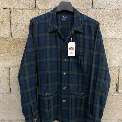 드레익스 블랙와치 체크 초어 자켓