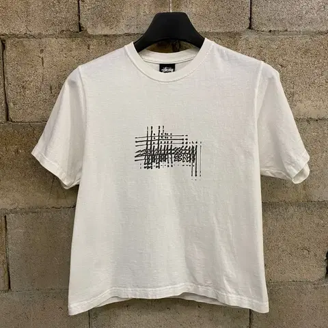 스투시 refracted 반팔티