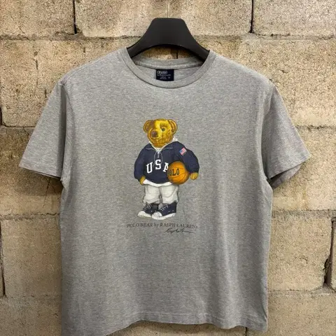 폴로 랄프로렌 베어 하프 티