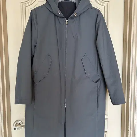 알레그리 트렌치 후드 롱 자켓