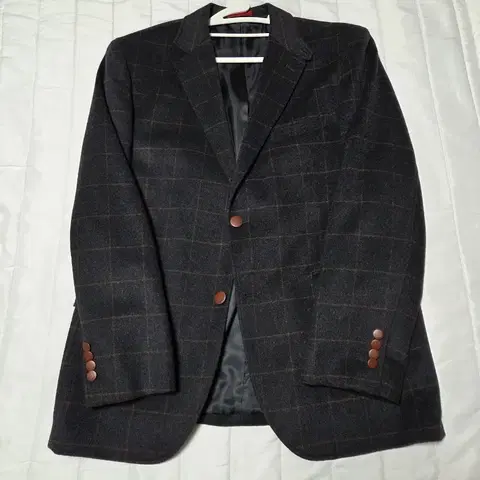 [105]폴메이저 울혼방체크블레이저