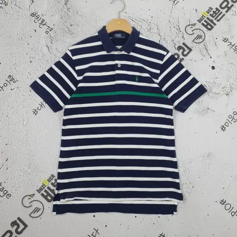 폴로랄프로렌 POLO 단가라 반팔 카라티 네이비 1000284