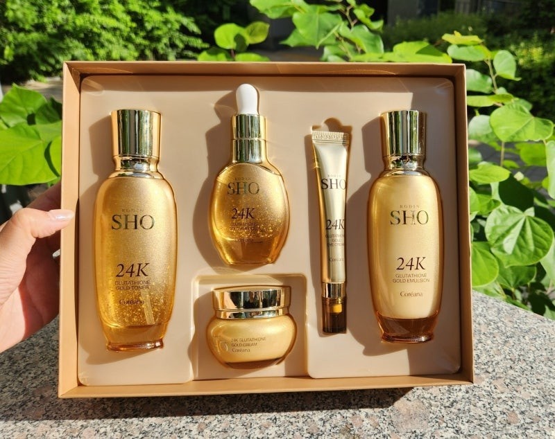 신상품 [코리아나] 로댕쇼 24K 글루타치온 골드5종세트+고급쇼핑백
