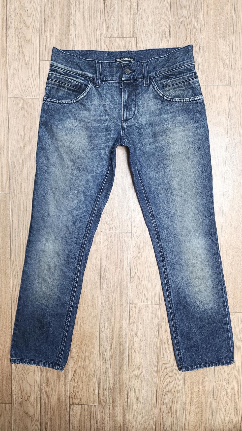 정품 돌체앤가바나 뉴플레이트진 청바지 44