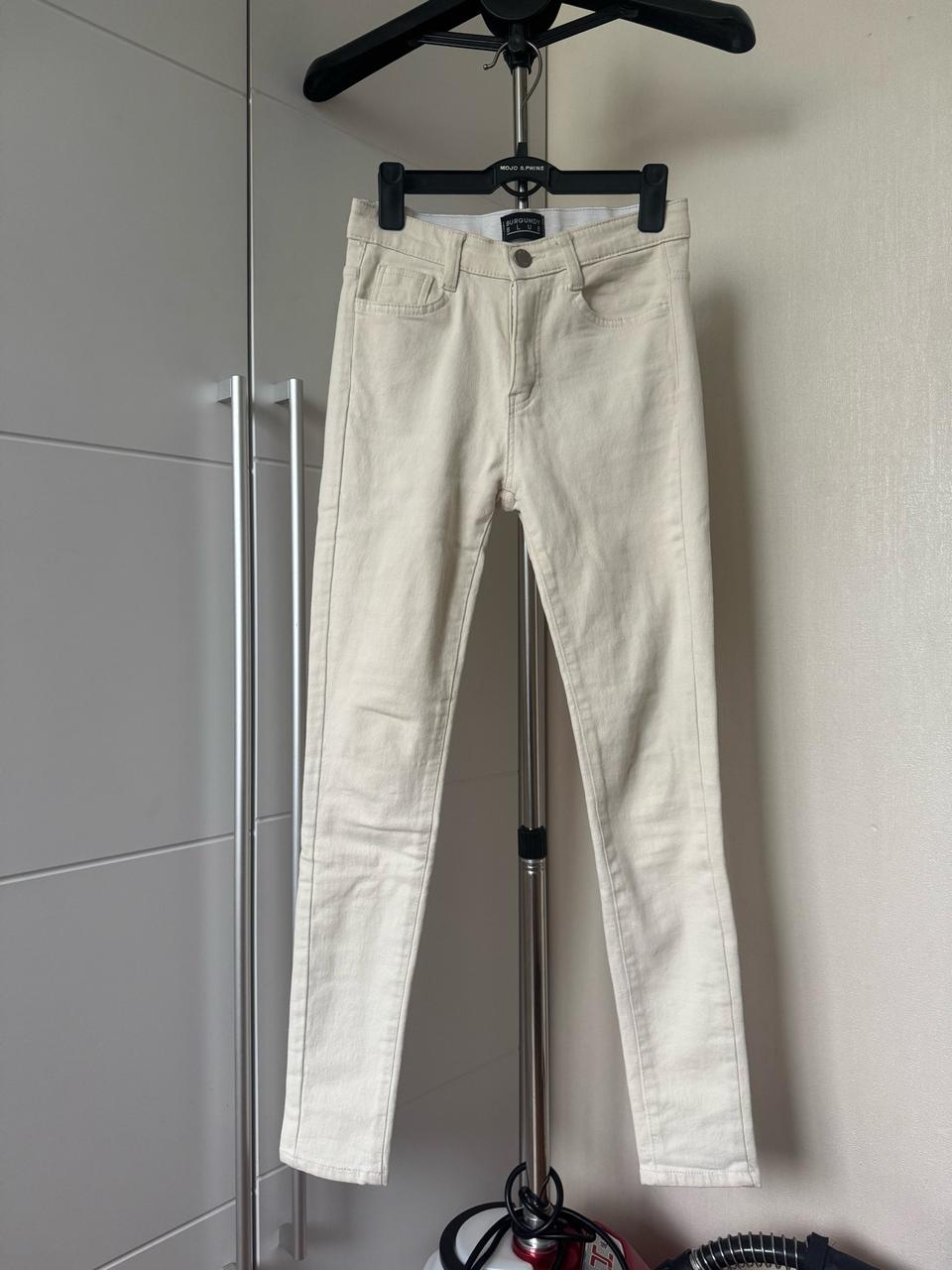 허리밴딩 스판 아이보리 스키니진 26