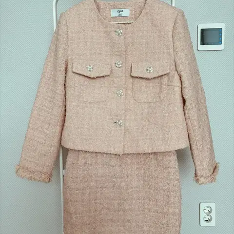 라벨르로즈 트위드 원피스,자켓 셋업 M 새상급