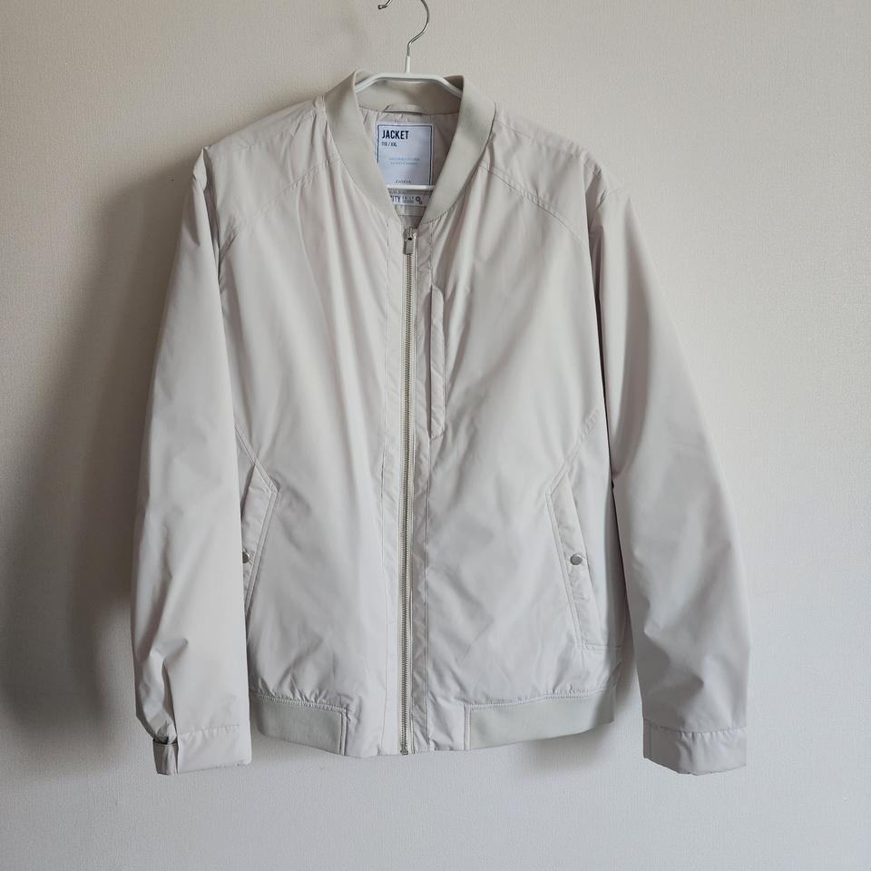 새상품.지오지아 남성 봄,가을 점퍼(스톤아이보리.110)