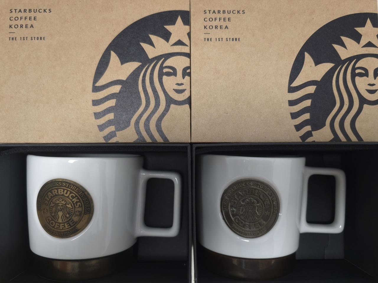 스타벅스 한정판 머그컵 2개