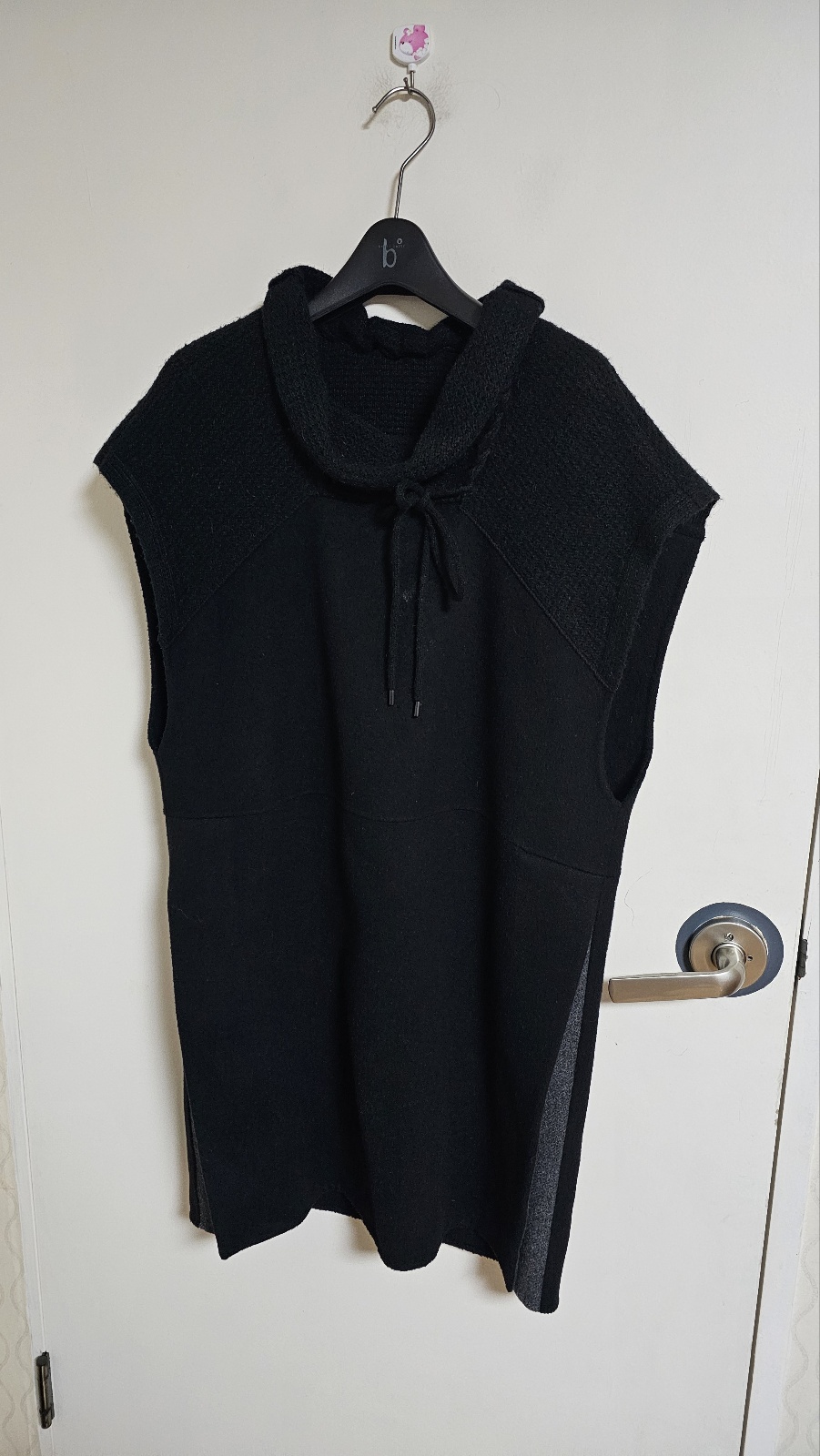 시스템 오버 풀오버 레이어드 조끼겸 원피스 (505)