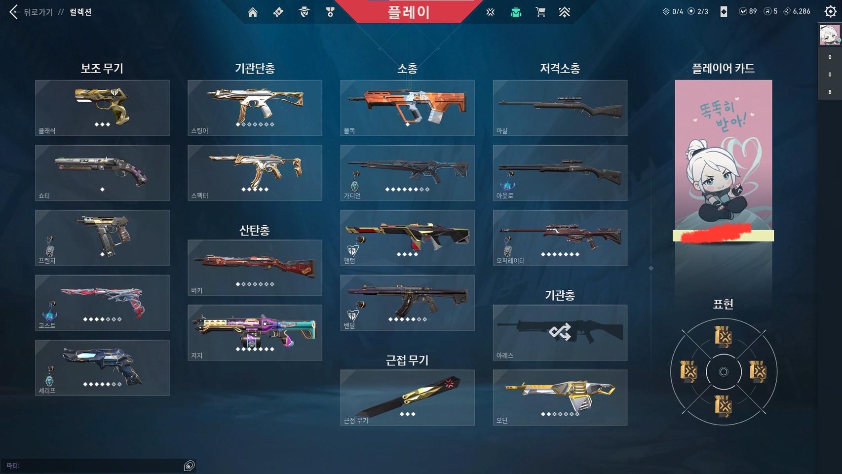 발로란트 스킨 (2022 챔스)