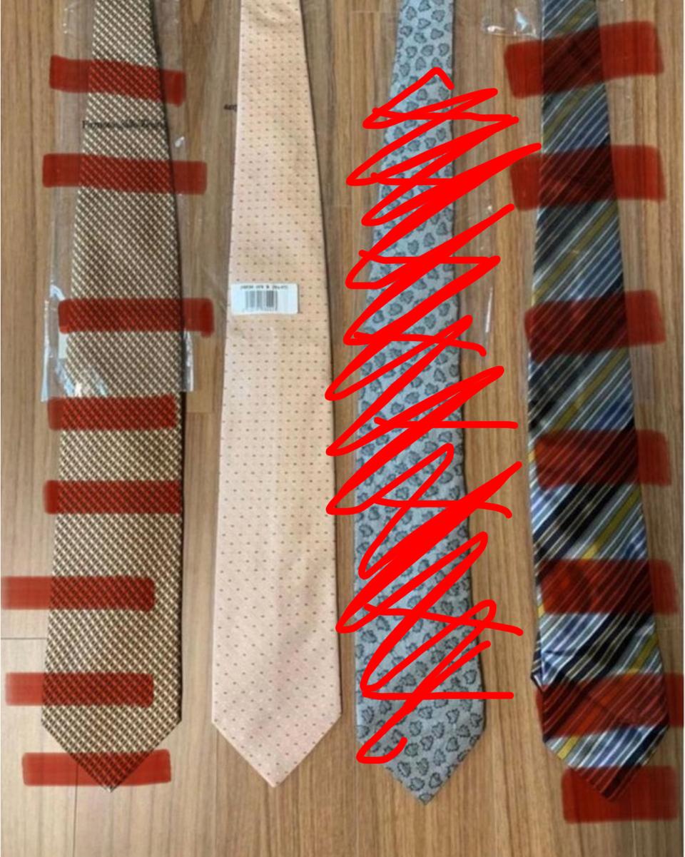 에르메네질도 제냐 비비안 웨스트우드 실크넥타이