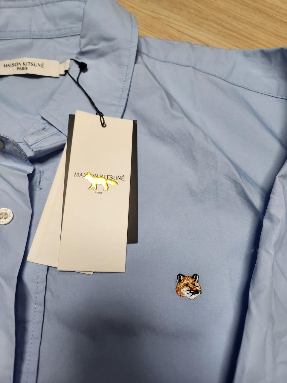 메종키츠네 폭스 헤드 셔츠 새상품 45사이즈 (2XL)