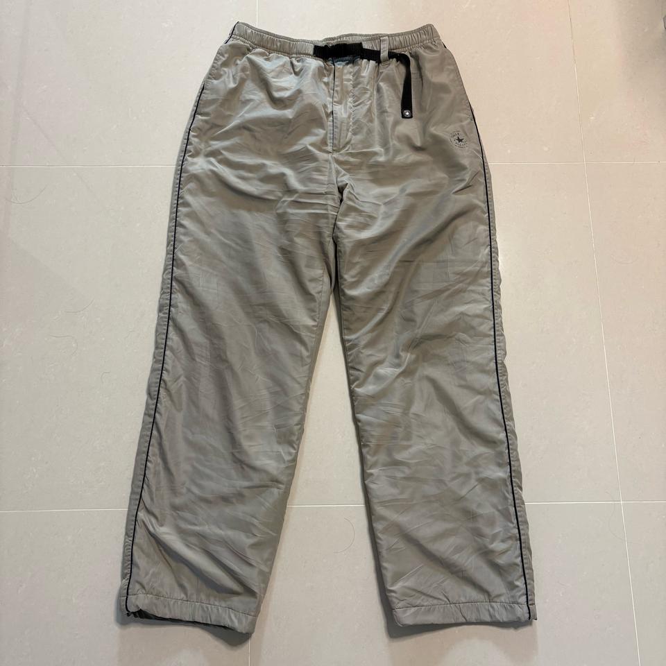 정품 컨버스 기모 바지 플리스 바람막이 벨티드 유틸리티 팬츠