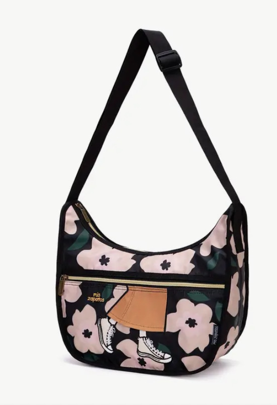 플라워 숄더백 크로스백