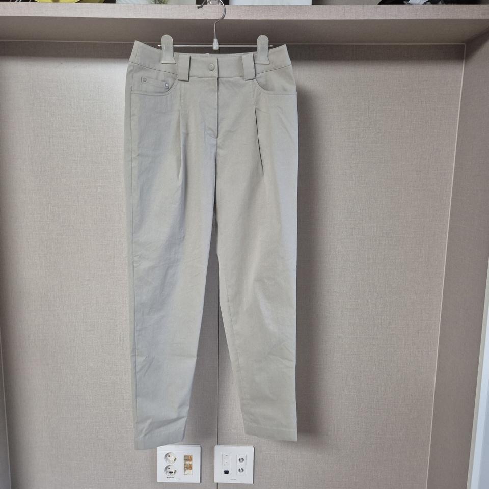 64)벤제프골프 DP01 여성 면혼방 데이퍼드 팬츠