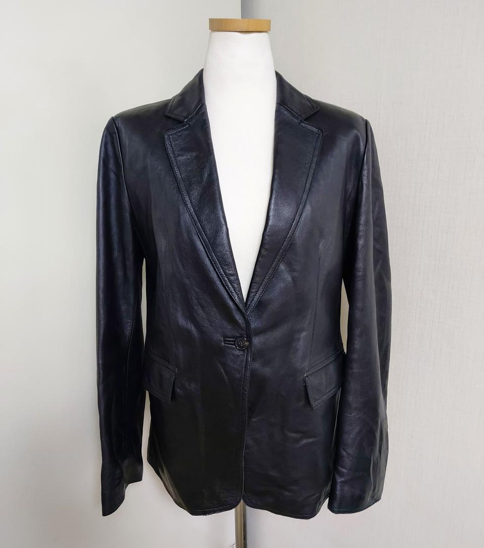 서울컬렉션 양가죽 자켓(66사이즈)