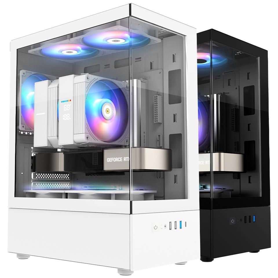 3RSYS K105 화이트 M-ATX 케이스 미니타워