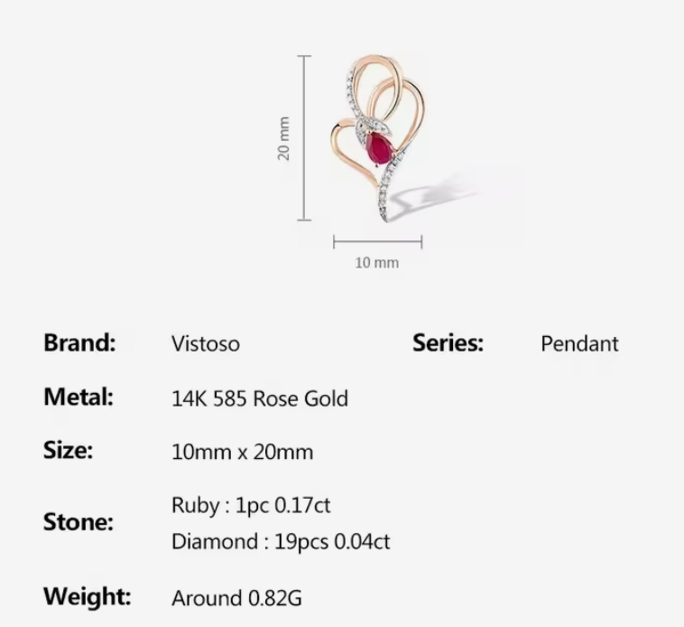 새상품 14k골드 다이아 펜던트