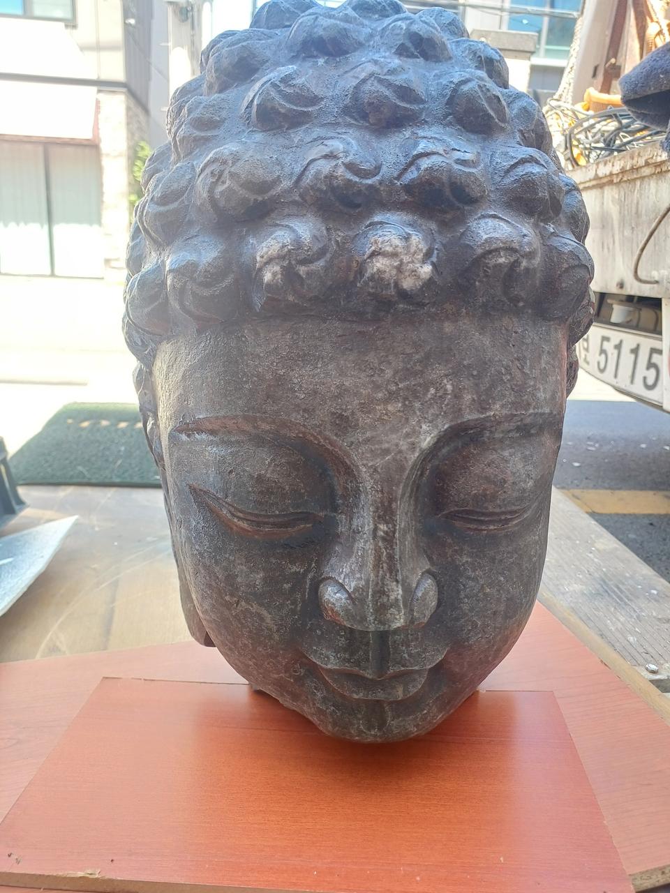 오래된  불두 대형  45.29. 27