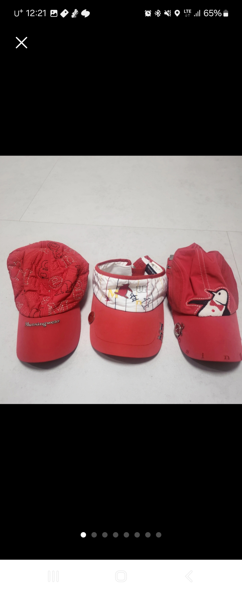 먼싱웨어  골프모자 3종