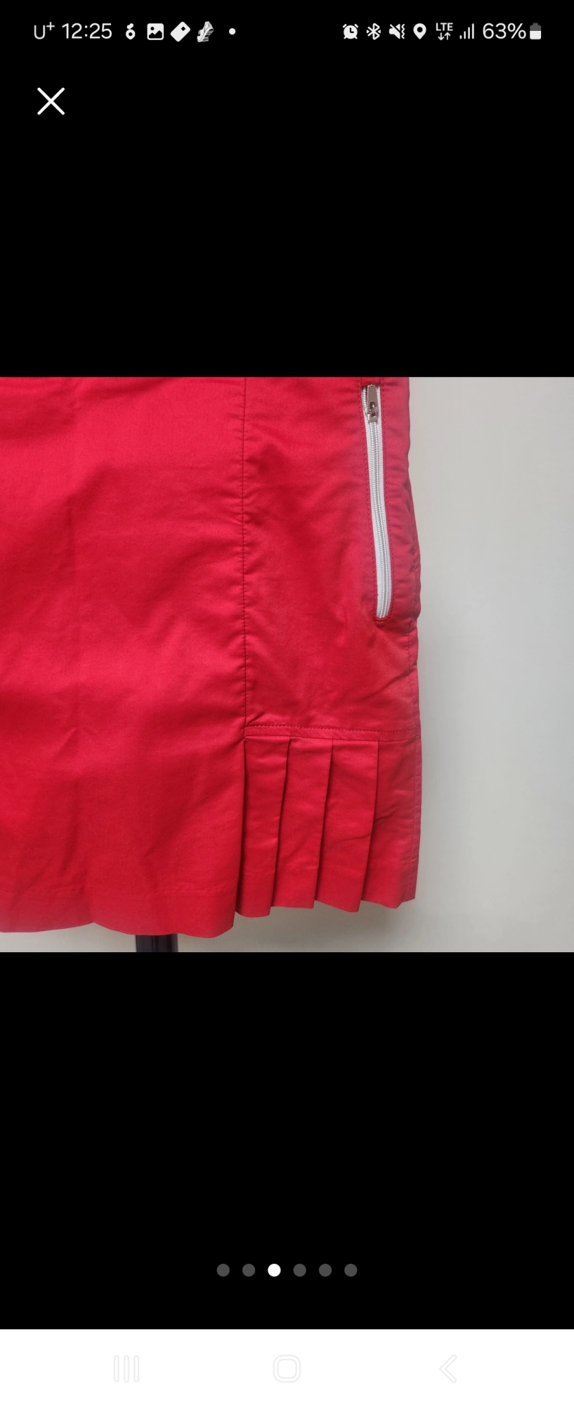 [70] 루이까스텔 골프 플리츠 스커트