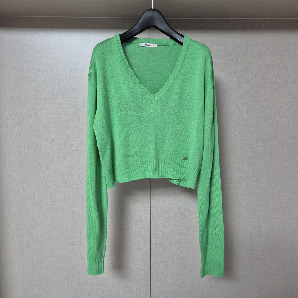 F)POSTER  포스터 브이넥 루즈핏 니트
