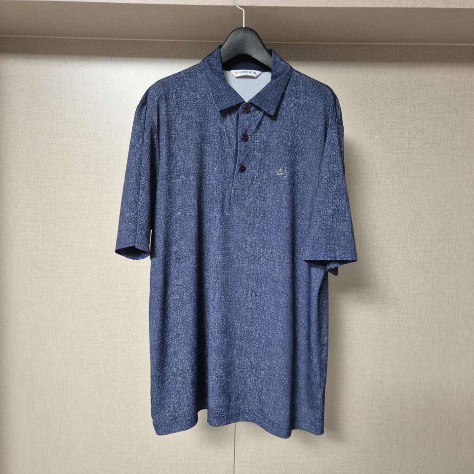 100)임페리얼 남성 쿨 카라 반팔티