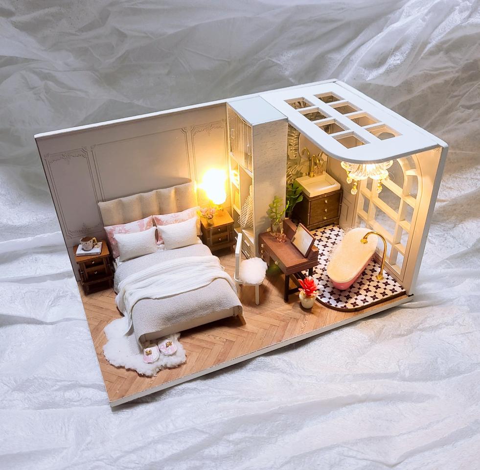 DIY 미니어처하우스 완성품 (LED)