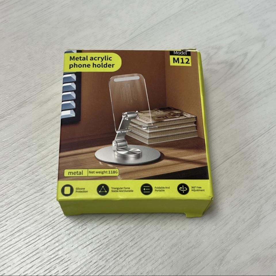 M12 메탈 아크릴 폰 거치대 새상품
