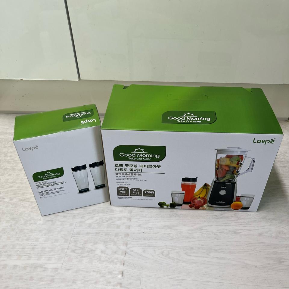 로페 굿모닝 테이크아웃 믹서기 JA-3533 새상품