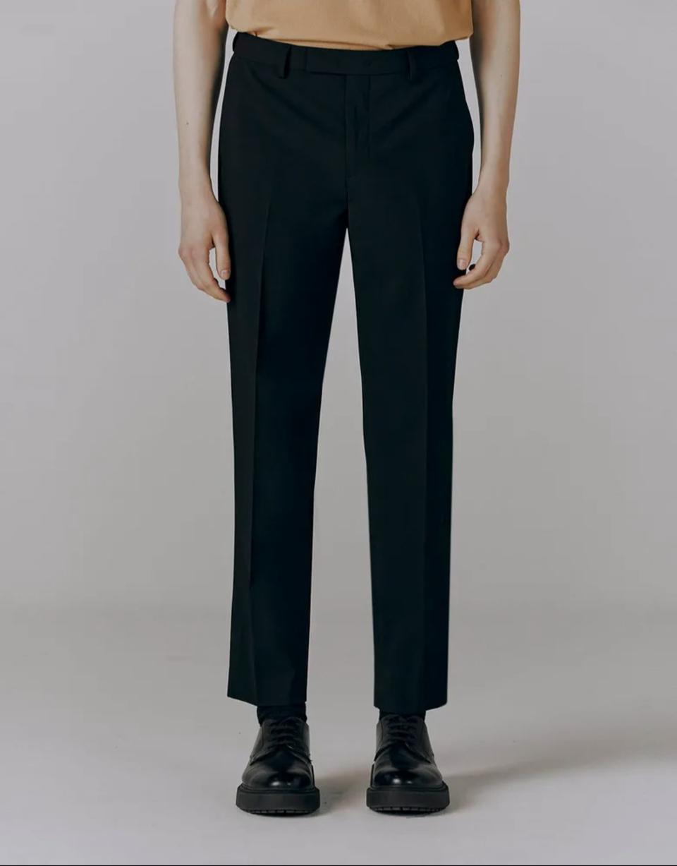 [32]컨셉원 쿨맥스 TR 테이퍼드 슬랙스 블랙