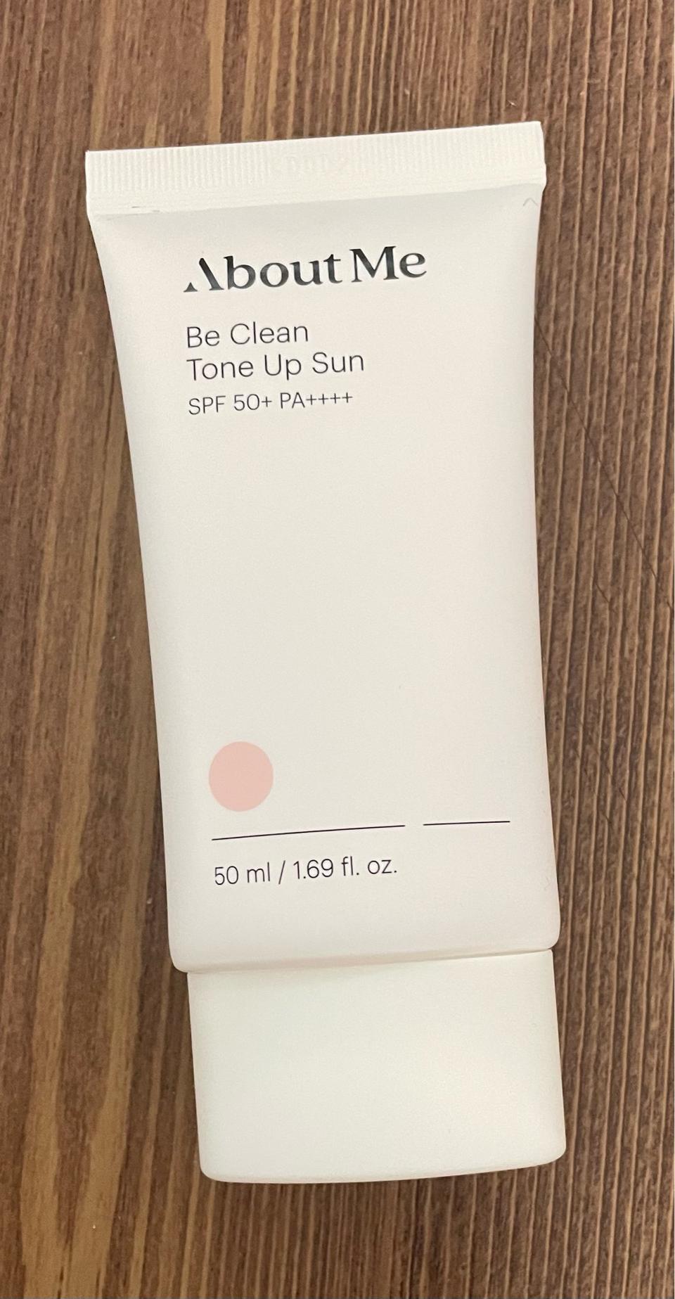 어바웃미 비클린 톤업 선크림