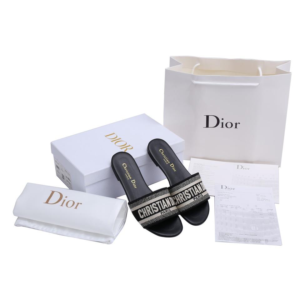 뮬  자수 슬리퍼