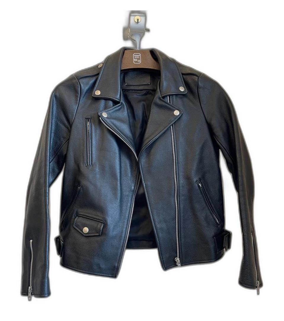 비바스튜디오 컬렉션 가죽 라이더 자켓 L