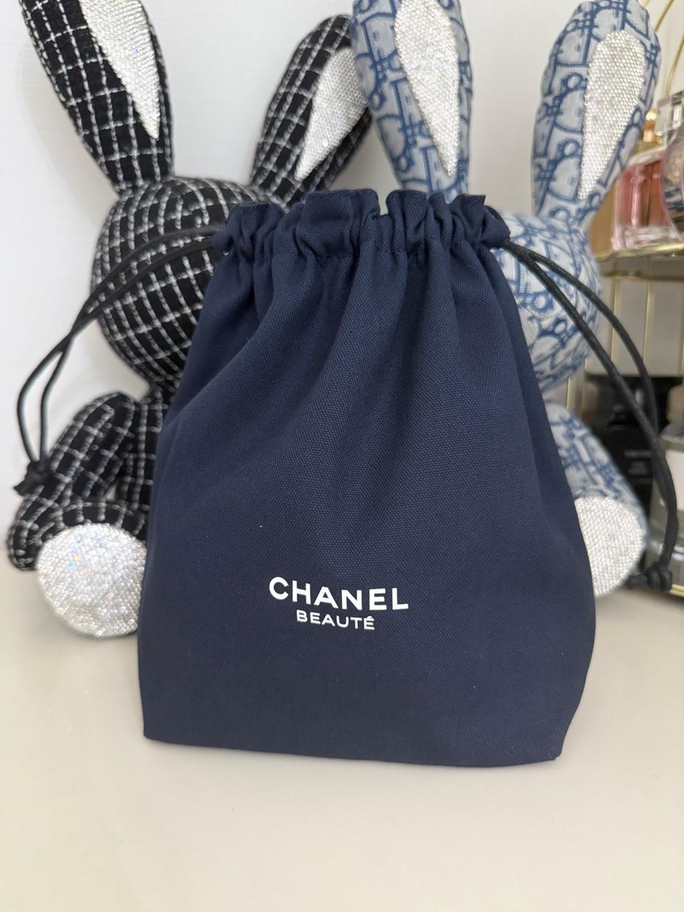 샤넬 데님 양면 복조리 파우치