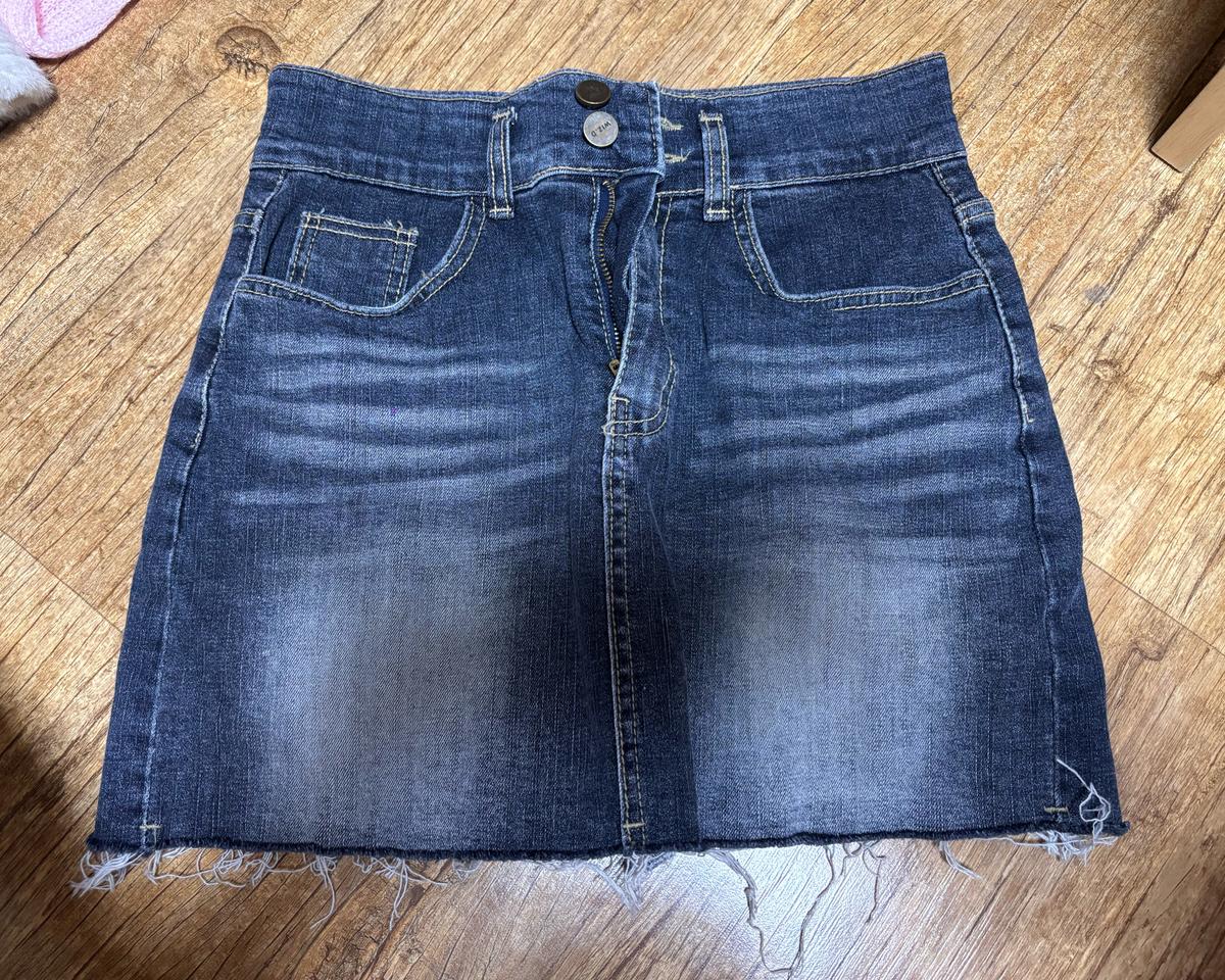 흑청치마 밴딩치마 h라인 스커트 속바지O 골반치마 데님치마