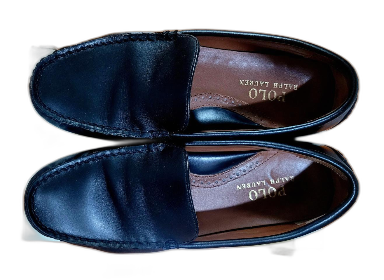 폴로 가죽 단화