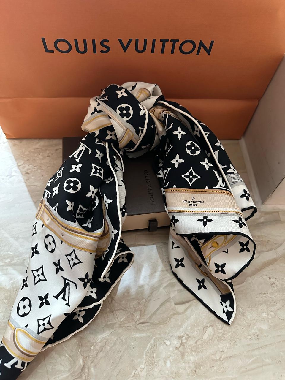 정품 루이비통 스카프