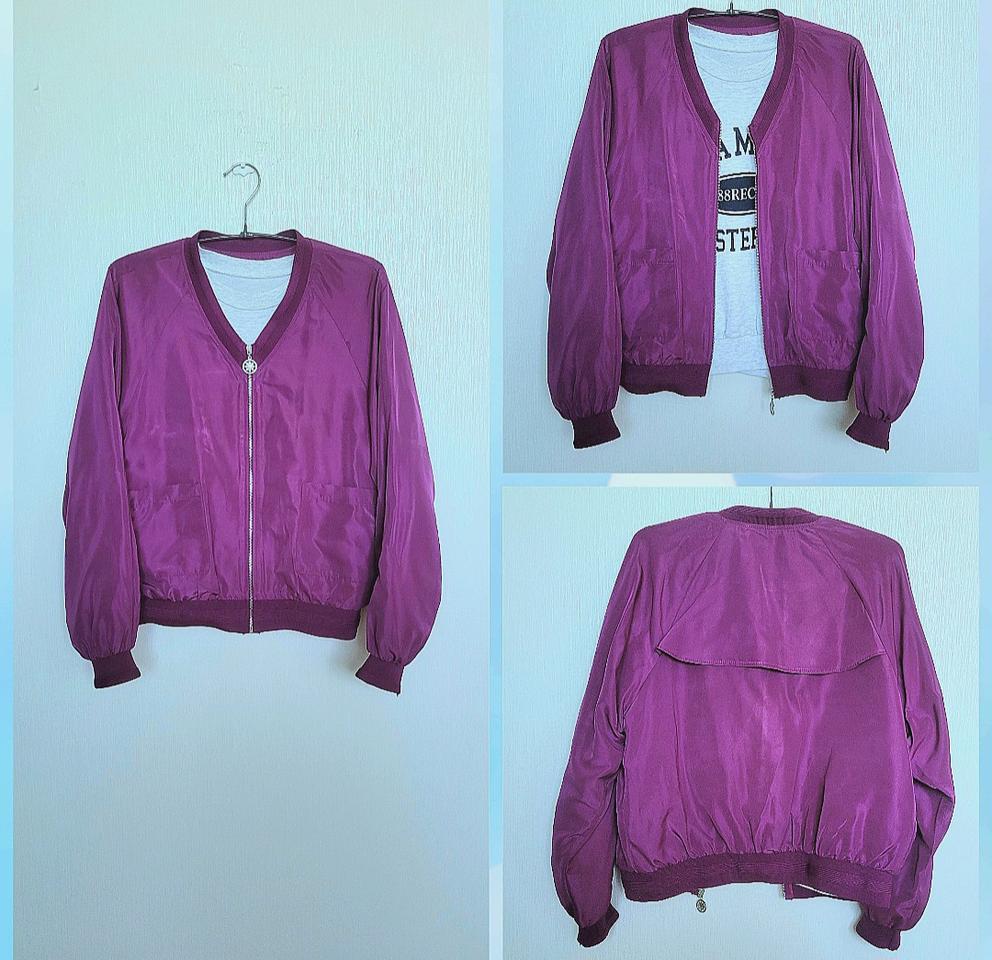 V넥  블루종점퍼 55.마젠타색상