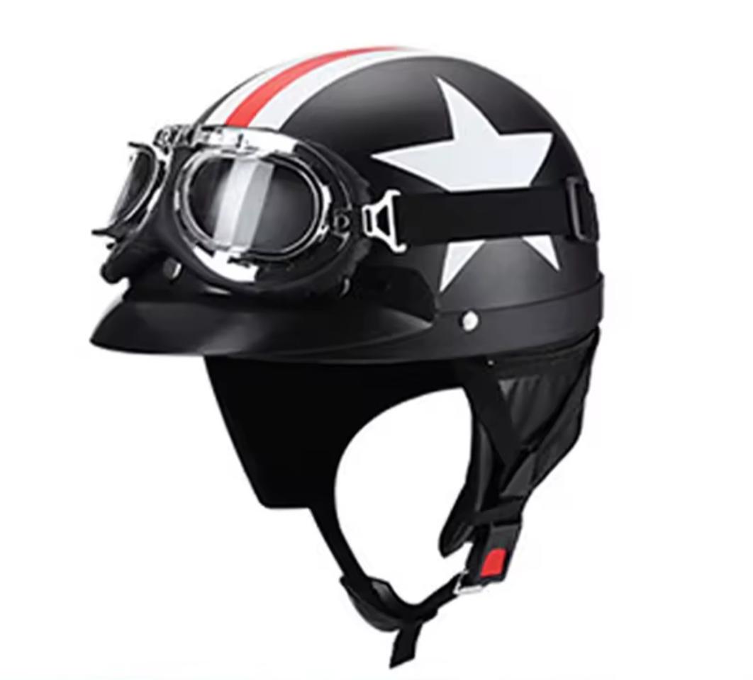 미사용 새제품 레트로 바이크 헬멧 팝니다