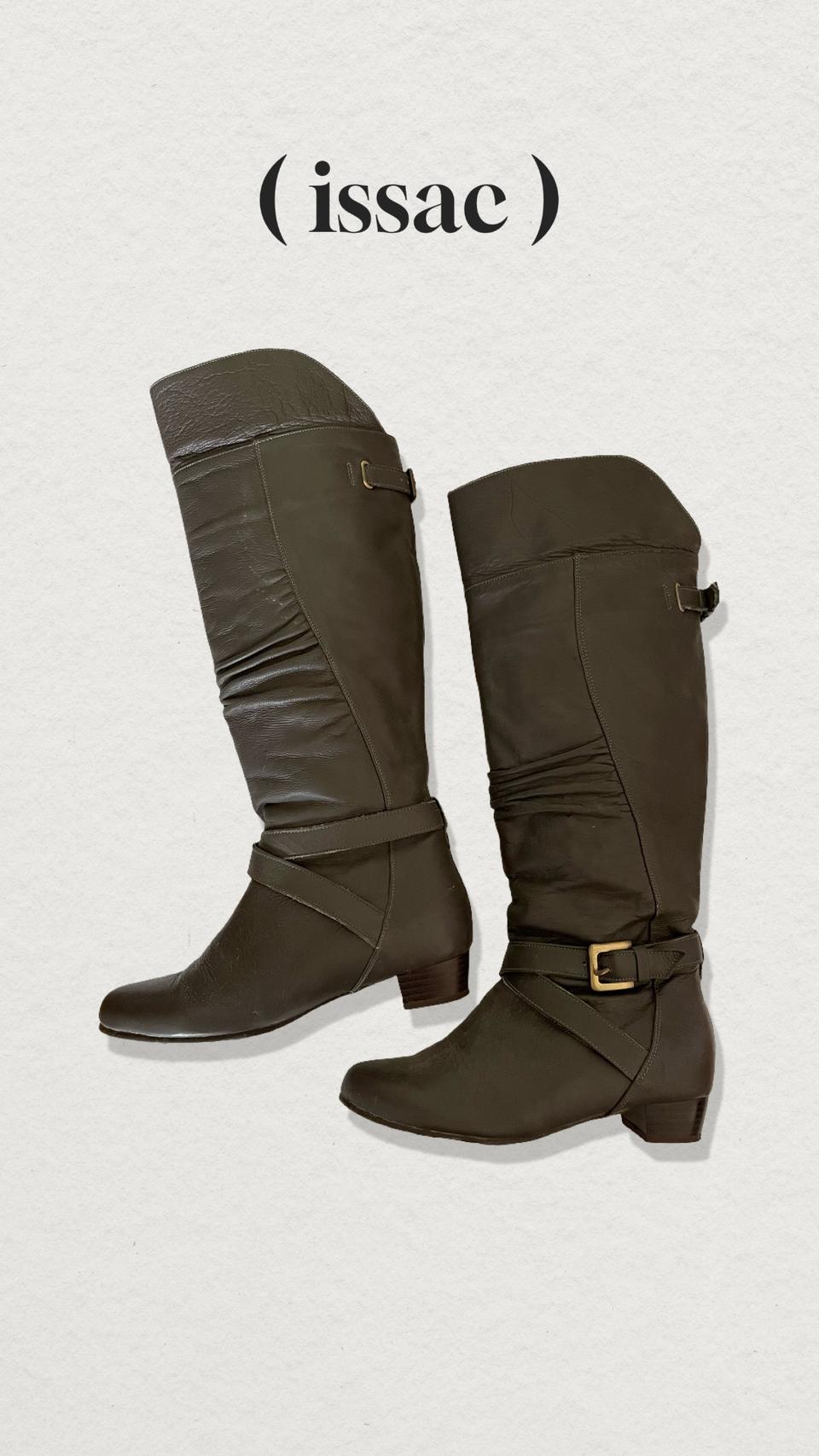 아이삭 소가죽 롱부츠 235
