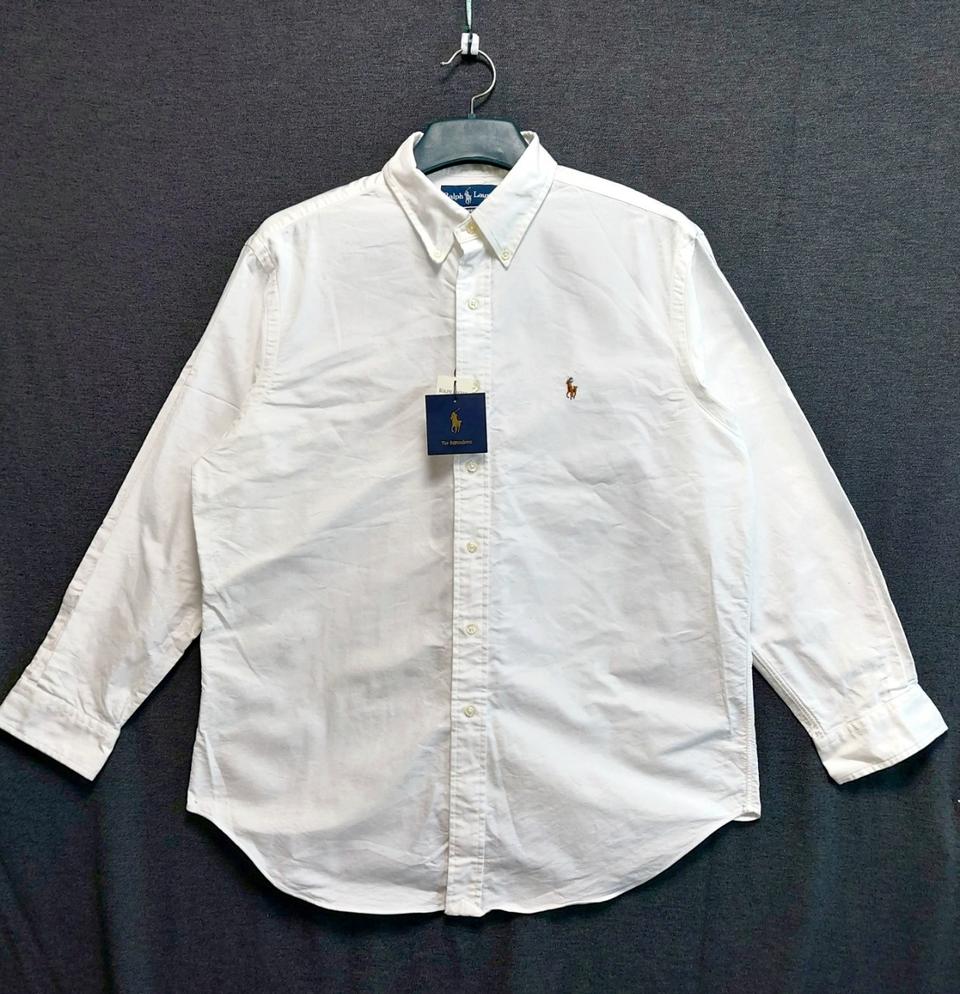 새제품/폴로 랄프로렌 화이트셔츠115-120옥스포드빅사이즈